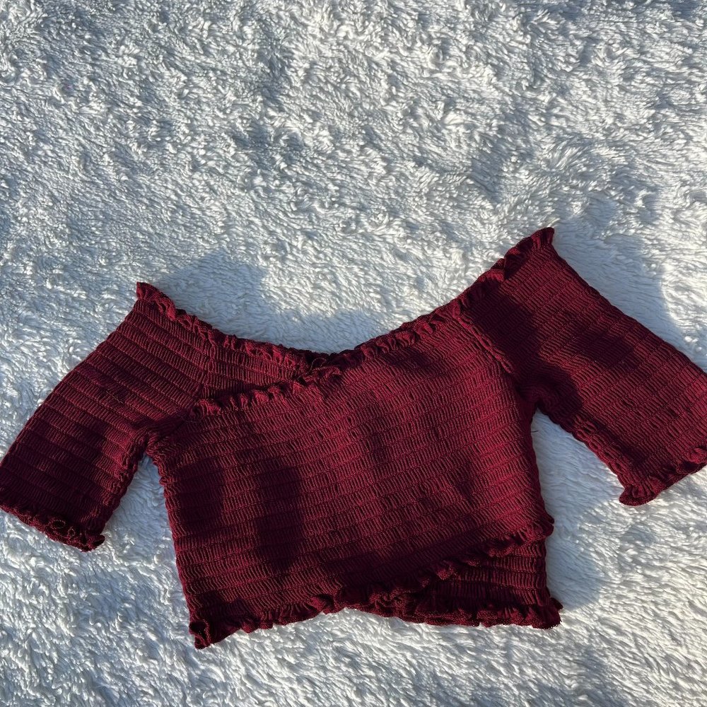 Oh La La Boutique Maroon Top